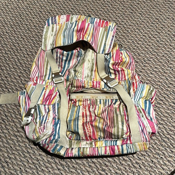 Lesportsac rainbow backpack - Picture 2 of 5